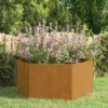 Kukkalaatikko Ruoste4, corten-teräs, eri kokoja