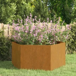 Kukkalaatikko Ruoste4, corten-teräs, eri kokoja