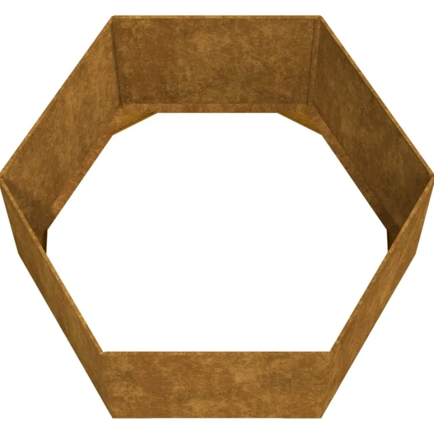 Kukkalaatikko Ruoste4, corten-teräs, eri kokoja