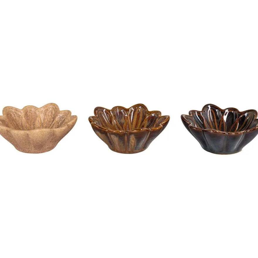 Kulho House Nordic Bowl, ø8.5x3.5cm, 3kpl, ruskea