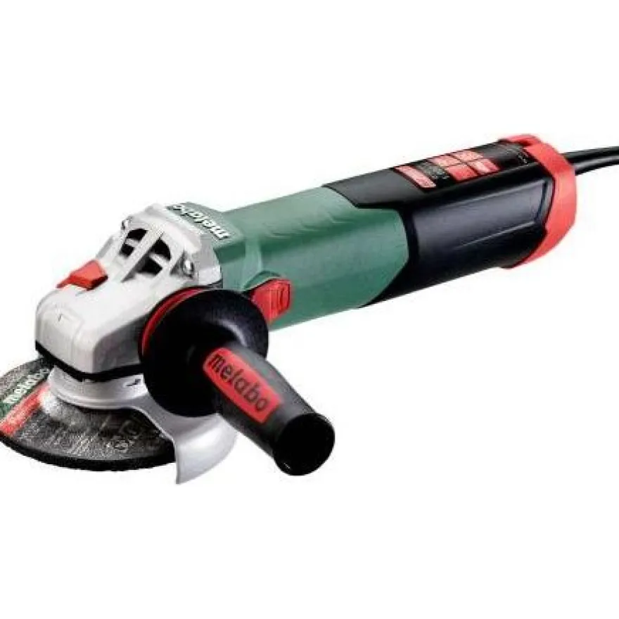 Kulmahiomakone Metabo WE 19-125 Q M-Brush 1900W kartonkipakkauksessa