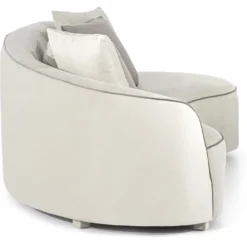 Kulmasohva Linento Furniture Cloud, vaaleanharmaa