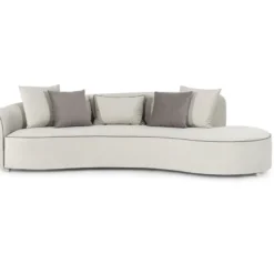 Kulmasohva Linento Furniture Cloud, vaaleanharmaa