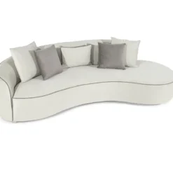Kulmasohva Linento Furniture Cloud, vaaleanharmaa