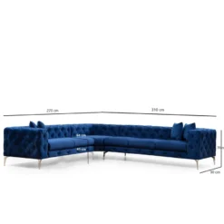 Kulmasohva Linento Furniture Como R, 270x310cm, eri värejä