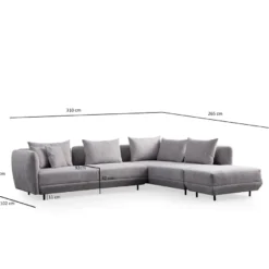 Kulmasohva Linento Furniture Floransa, eri värejä