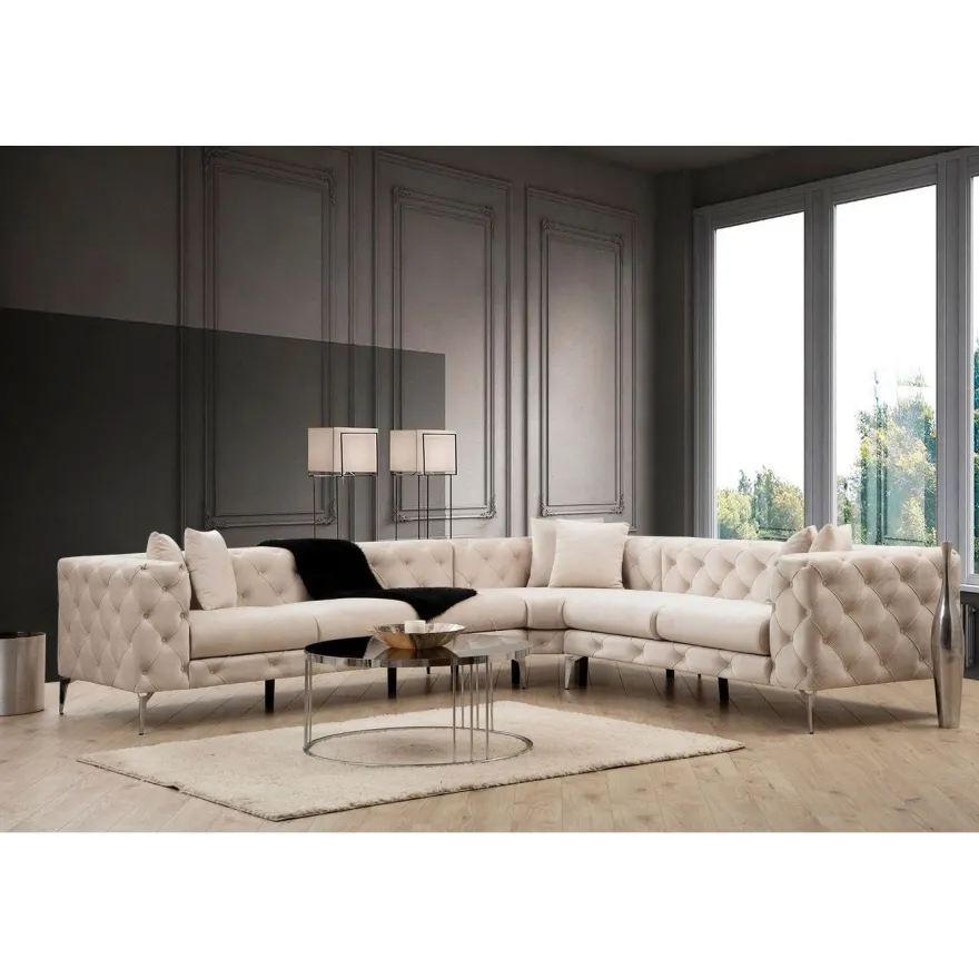 Kulmasohva Linento Furniture Como L, 270x310cm, eri värejä