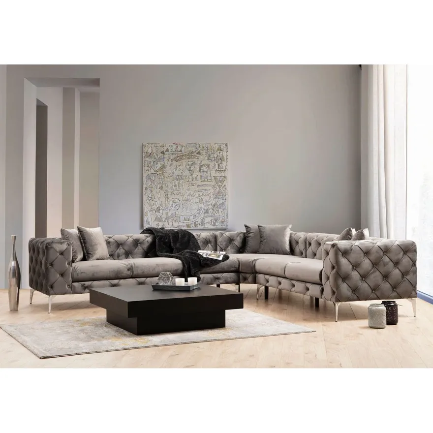 Kulmasohva Linento Furniture Como L, 270x310cm, eri värejä