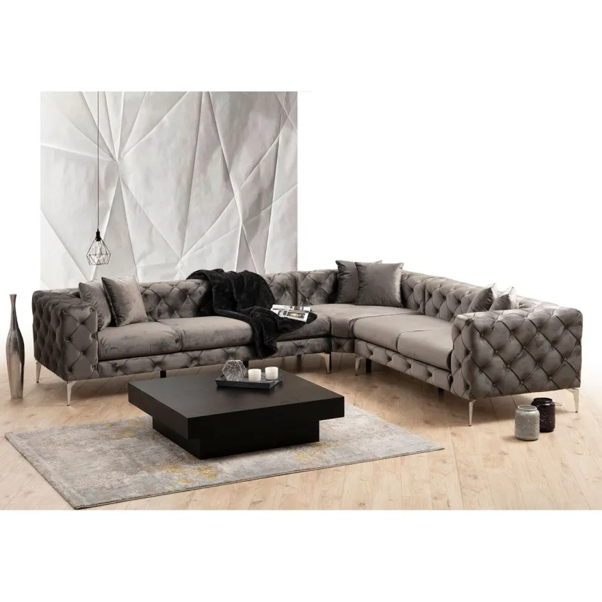 Kulmasohva Linento Furniture Como L, 270x310cm, eri värejä