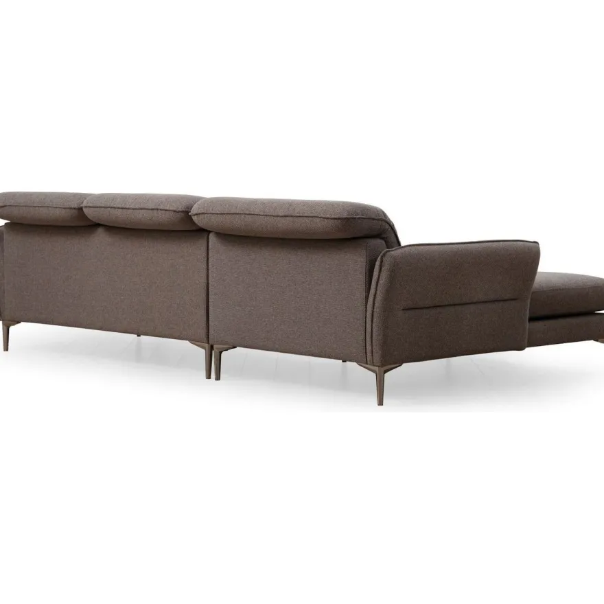 Kulmasohva Linento Furniture Costor vasenkätinen 4-istuttava harmaa