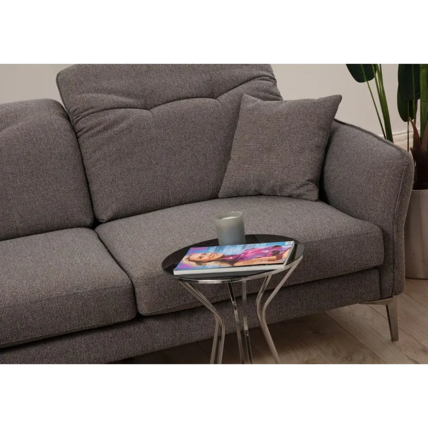 Kulmasohva Linento Furniture Costor vasenkätinen 4-istuttava harmaa