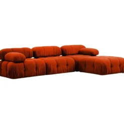 Kulmasohva Linento Furniture Bubble L1-O1-1R-PUF tiilenpunainen