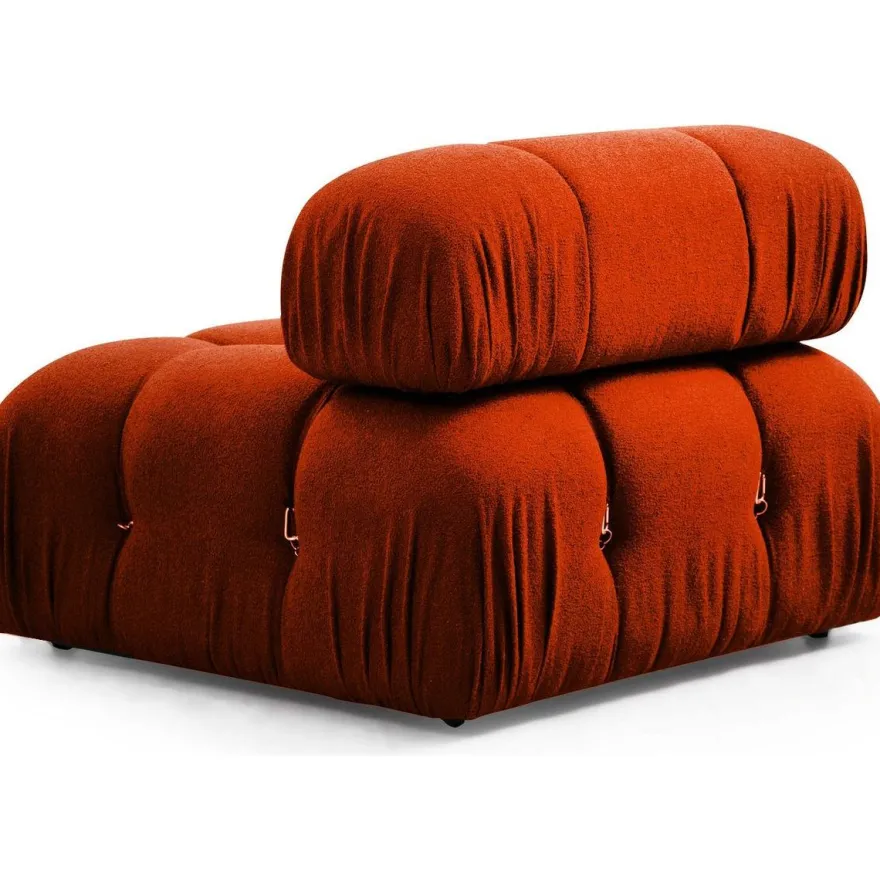 Kulmasohva Linento Furniture Bubble L1-O1-1R-PUF tiilenpunainen
