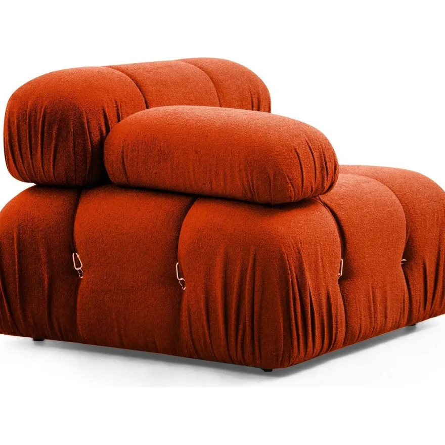 Kulmasohva Linento Furniture Bubble L1-O1-1R-PUF tiilenpunainen