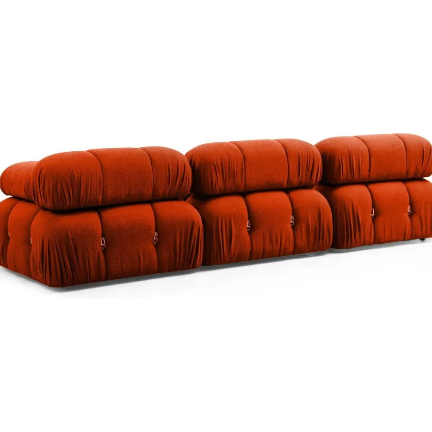 Kulmasohva Linento Furniture Bubble L1-O1-1R-PUF tiilenpunainen