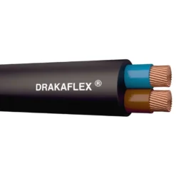 Kumikaapeli Draka DRAKAFLEX H05RN-F 2X1,0 R100
