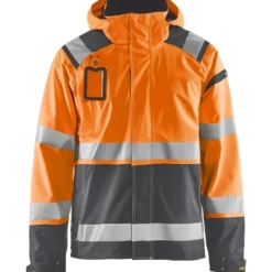 Kuoritakki Blåkläder 4987 Highvis, huomio-oranssi/harmaa