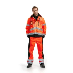 Kuoritakki Blåkläder Highvis 4837, punainen/musta