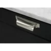 Kuppivedin Beslag Design Timjan, 105x24x27mm, kromi