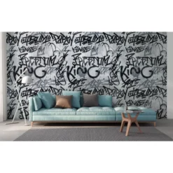 Kuvatapetti A.S. Creation THE WALL 38251-1, 159x280cm, harmaa
