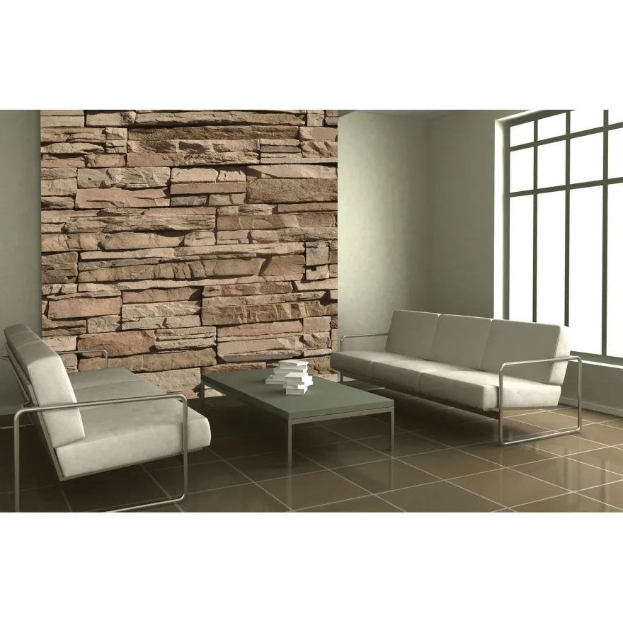 Kuvatapetti Dimex Stones, 225x250cm, ruskea, kivikuosi