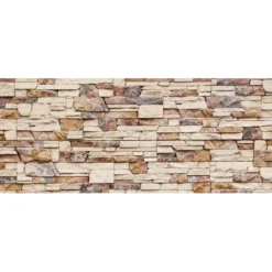Kuvatapetti Dimex Stone Wall, 375x150cm, ruskea, kivikuosi