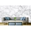 Kuvatapetti Dimex White Marble, 375x250cm, mustavalkoinen