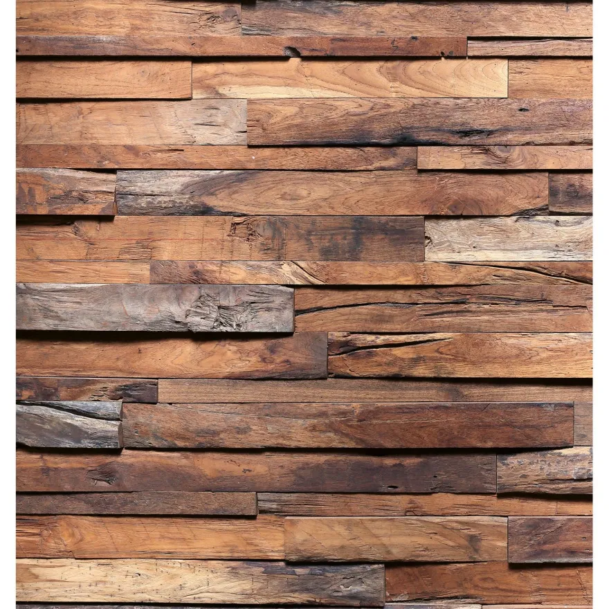 Kuvatapetti Dimex Wooden Wall, 225x250cm, ruskea, puukuosi