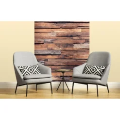 Kuvatapetti Dimex Wooden Wall, 225x250cm, ruskea, puukuosi