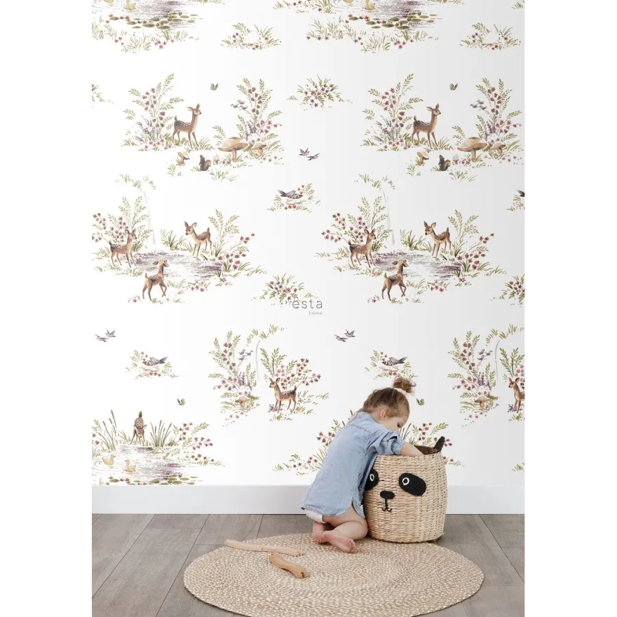 Kuvatapetti Esta Forest Friends 159055, jatkettava, 2m x 2.79m