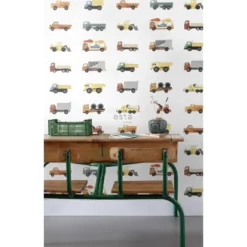 Kuvatapetti Esta Forest Friends 159048, 0.5m x 9m, oranssi