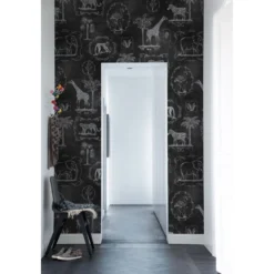 Kuvatapetti Rebel Walls Animal Party Blackboard, non-woven, mittatilaus