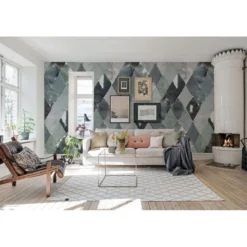 Kuvatapetti Rebel Walls Big Harlequin Breeze, non-woven, mittatilaus