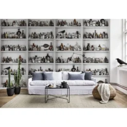 Kuvatapetti Rebel Walls Cabinet of Curios Raw, non-woven, mittatilaus