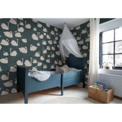 Kuvatapetti Rebel Walls Cygne, Bleu, non-woven, mittatilaus