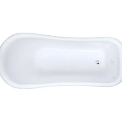 Kylpyamme Bathlife Ideal, 1530x760 mm, harmaa, eri tassuja