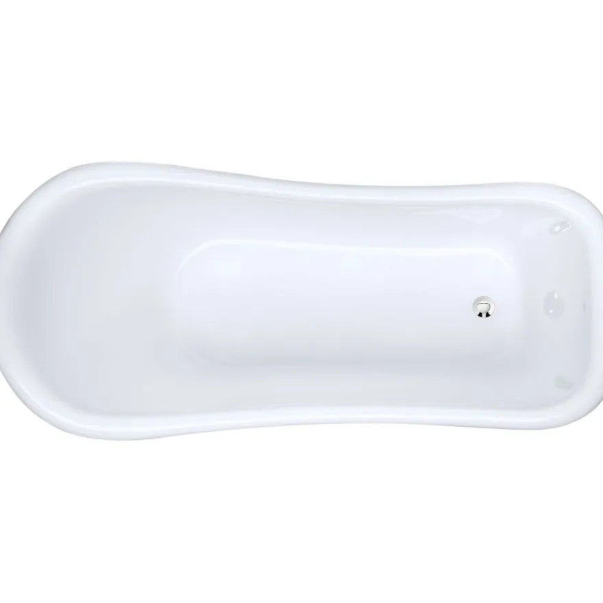 Kylpyamme Bathlife Ideal, 1530x760 mm, harmaa, eri tassuja