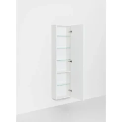 Kylpyhuoneen korkea kaappi Hafa Go Compact, 155.5x40x20cm, hyllyillä, eri värejä