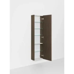 Kylpyhuoneen korkea kaappi Hafa Go Compact, 155.5x40x20cm, hyllyillä, eri värejä