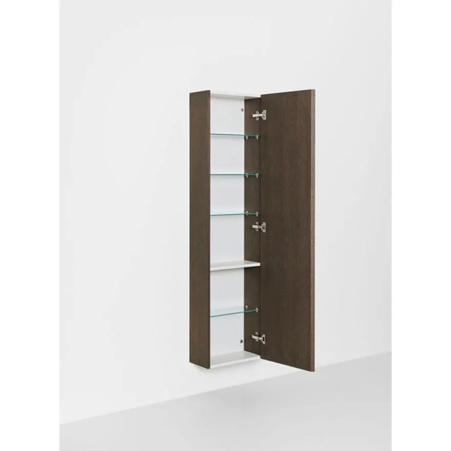 Kylpyhuoneen korkea kaappi Hafa Go Compact, 155.5x40x20cm, hyllyillä, eri värejä