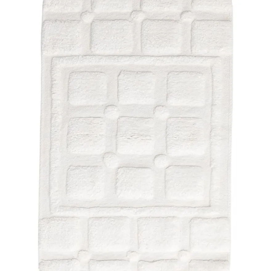 Kylpyhuoneen matto Venture Home Putte, 60x90cm, valkoinen