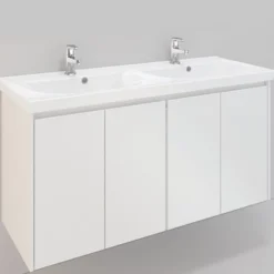 Kylpyhuonekaluste Noro Lifestyle Concept 1200duo, pesualtaalla ja allaskaapilla, korkea