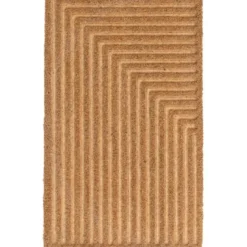 Kynnysmatto Venture Home Jon, 45x75cm, neliskulmainen, ruskea