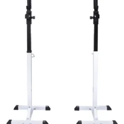 Kyykkyteline levytanko- ja käsipainosarjalla, 60.5kg