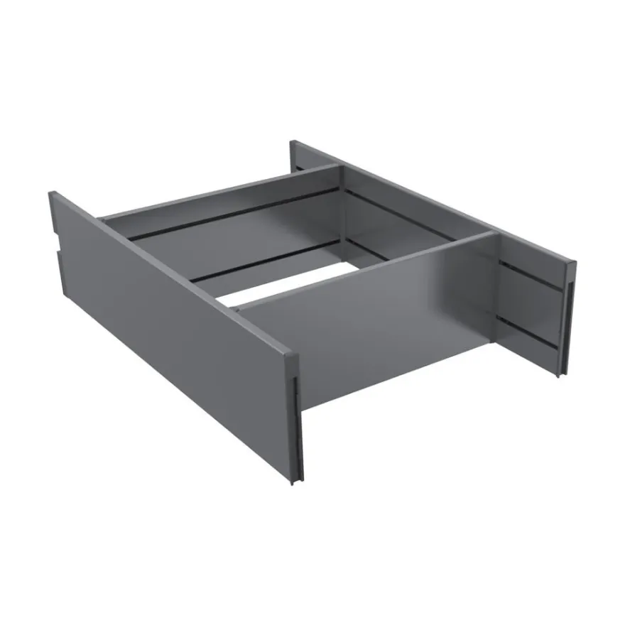 Laatikon jakaja Beslag Design Flex Basic, 318x523mm, harmaa