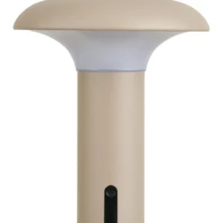 Ladattava pöytävalaisin House Nordic Ramsey, sisä- ja ulkokäyttöön, IP44, 3.7V, 1800mAh, beige