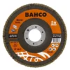 Lamellilaikka Bahco INOX+Fe P80 125 x 22,23mm, kartiomainen