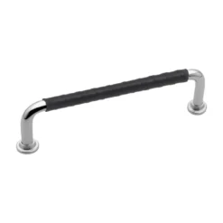 Lankavedin Beslag Design 1353, nahka 142x7x34 mm, cc 128 mm, nikkeli
