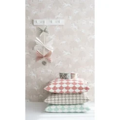 Lastenhuoneen tapetti Littlephant Fairytale fox vaaleanpunainen, metsä, non-woven.