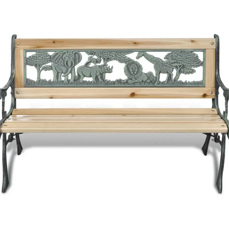 Lasten puinen puutarhapenkki, 84 cm
